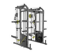 Smith Machine avec banc pour usage domestique Multifonctionnel Cable Crossover Fitness Equipment Gym Squat Rack