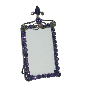 Big Size Rhinestones Beaded Metal Alloy Picture <b>Frame</b> Fashionable Trending Design New Customized Manufactrur and Exporter - Product Image 1