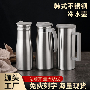 Carafe isotherme en acier inoxydable pour eau froide, isolation 12-24h, idéale pour les cadeaux d'affaires - Product Image 5