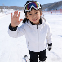 Lunettes de ski de fond, coupe-vent, pour alpinisme, cyclisme en plein air, sport, lunettes de protection blanches pour enfants S835
