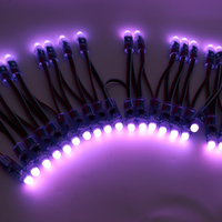 Vente flash : éclairage LED numérique RGB carré de 12 mm avec puce intégrée, programmable, étanche IP67, éclairage architectural extérieur