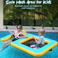Lit flottant gonflable pour chien, hamac aquatique pour adulte, chaise longue, radeau flottant en PVC épais pour piscine et plage