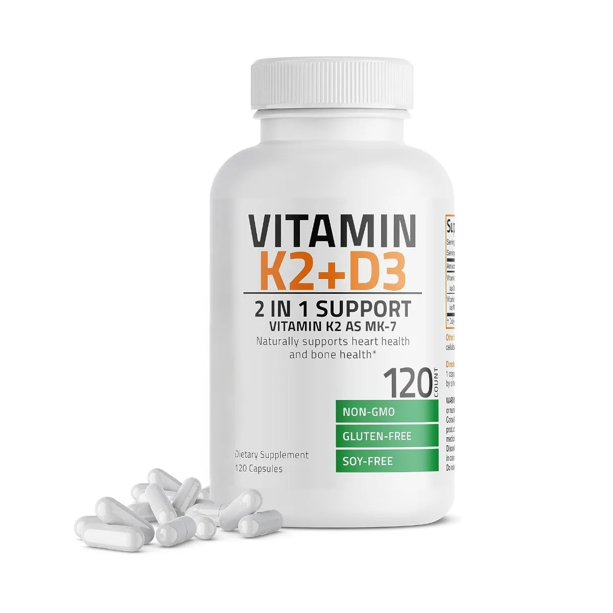 Suplemen tulang kuat kalsium Magnesium Vitamin K2 Vitamin D3 kapsul Softgel