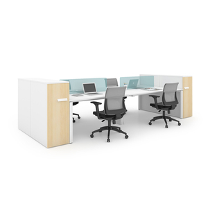 Meuble de rangement latéral en bois de haute qualité pour bureau, dimensions optimisées - Product Image 2