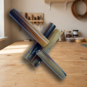 Manches en corne de buffle pour couteaux personnalisés, ébauches cylindriques naturelles en corne, fournitures pour artisans fabricants de couteaux, directement du fabricant - Product Image 6