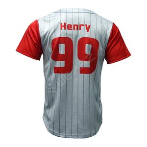 2024 printemps été maillots de Baseball personnalisés maillot de Baseball sublimé maillots de Baseball en tissu extensible Ultra léger - Product Image 3