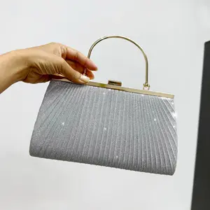 Nouveauté Chaînes de créateur de luxe fourre-tout sac à main et sacs à main robe de soirée complète pour dames pochette de mariage