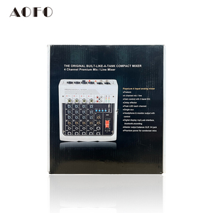Consola Mezcladora <span class=keywords><strong>de</strong></span> Audio Profesional <span class=keywords><strong>de</strong></span> 4 Canales, Metálica, con 99 Efectos DSP Integrados y Bluetooth <span class=keywords><strong>para</strong></span> Karaoke, Grabación y Uso en Escenario - Product Image 4