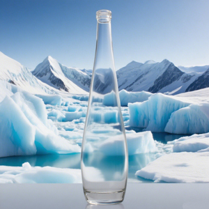 Bouteille en <span class=keywords><strong>verre</strong></span> vide Super Flint 330ml 500ml, design unique, durable, réutilisable, abordable, pour vin, boissons, eau, eau minérale - Product Image 3