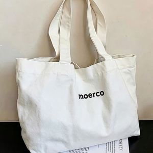 Factory Customized Logo Printed Cotton <b>Canvas</b> Shopping Bag Oversize 100% Organic <b>Beach</b> Tote with Handles - Product Image 1