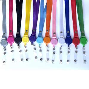 Porte-badge personnalisé pas cher, cordons extensibles, prix d'usine, cordons promotionnels pour l'école et le bureau - Product Image 6
