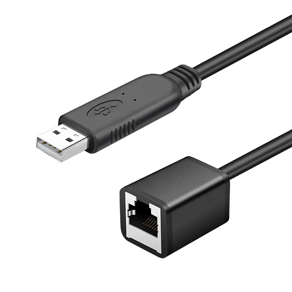 Cisco JuniperAP用のFTDIFT232チップUSB-RS232シリアル-RJ45CAT5メスコンソールケーブル