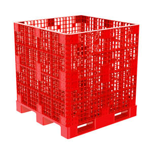 Paleta de Plástico de Alto Rendimiento Duy Tan 1210-WGTZ, de Una Sola Cara, Entrada de 4 Vías, Estática, 1000 kg, HDPE, 100x60 cm, para Transporte de Carga - Product Image 4