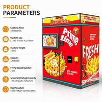 Iplaysmart Distributeur automatique de frites et de poulet frit personnalisé 24h/24 en libre-service