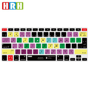 Stock Lot Function Hot Key Shortcut Silicone <strong>Keyboard</strong> Cover Laptop Computer <strong>Skin</strong> for Macbook 13 15 for adobe <strong>Dreamweaver</strong> - Product Image 6