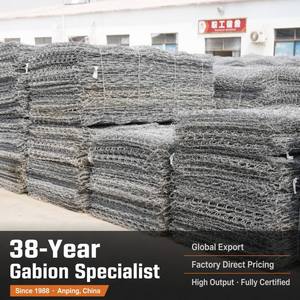 Cage hexagonale en treillis multifonctionnelle, mur de soutènement en <span class=keywords><strong>gabion</strong></span>, boîte en <span class=keywords><strong>gabion</strong></span> de haute qualité - Product Image 1