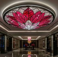Lustres et suspensions en cristal de verre personnalisés et créatifs éblouissants pour centres commerciaux Salles de banquets Hôtels Lobbies Villas Shopping Spots