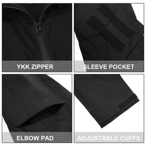 Ensemble de tenue tactique camouflage G3 pour homme, chemise de combat à manches longues noire imperméable, pantalon en nylon, uniforme de chasse de sécurité - Product Image 6