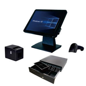 제조업체 직접 판매 15 인치 터치 스크린 현금 등록기 POS 금융 장비 - Product Image 1