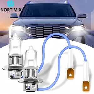 Bombilla Halógena Súper Brillante H3 12V55W 5500K para Faros Antiniebla de Automóvil - Product Image 2