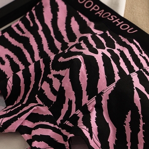 FF3646 Boxers en coton à motif <span class=keywords><strong>animal</strong></span> pour hommes Short souple Sous-vêtement Slip grande taille Leopard <span class=keywords><strong>Boxer</strong></span> pour hommes - Product Image 6