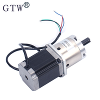 Moteur pas à pas hybride GTW Nema 23 avec boîte de vitesses planétaire, rapport de réduction 1:13, contrôle biphasé DC 24V, couple 5,0 Nm, diamètre d'arbre 8 mm