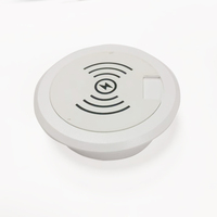 Chargeur sans fil encastré pour canapé, multiprise de bureau intégrée, chargeur USB de table pour meubles