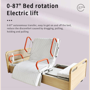 Stabile durevole <span class=keywords><strong>ospedale</strong></span>/letto paziente eco-friendly girevole e funzione di rotolamento per anziani o malati a casa $955 per la promozione - Product Image 4