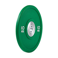 Plaques de poids en caoutchouc PU Rouser Fitness 5kg 10kg 15kg 20kg 25kg 450mm pour haltères, pour la musculation en salle de sport commerciale