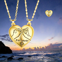 Collier de créateur Comiya 2026 de haute qualité, plaqué or, bijoux de couple pour femmes et hommes, tendance, en forme de cœur, ras-de-cou d'amitié
