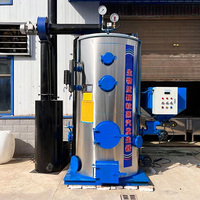 100kg 200kg 300kg 400kg 500kg Boiler Uap Biomassa Mini Vertikal untuk Rumah Sakit, Pabrik Gula, Industri Makanan, dan Sekam Kacang Mete