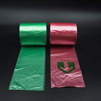 Sacs en plastique réutilisables pour fruits et légumes, écologiques, personnalisés, de qualité alimentaire, transparents, colorés, pliables, en HDPE et LDPE
