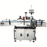 Etiquetadora Automática de Botellas, Aplicadora de Etiquetas Adhesivas para Botellas Redondas, Aplicable a Bebidas Lácteas, Agua Mineral