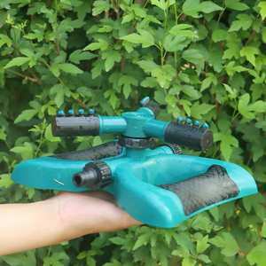 Automatischer 360-Grad-Sprinkler, einstellbarer rotierender Gartens prinkler kopf für Rasen-, Hof-und Landschafts bewässerung - Product Image 6