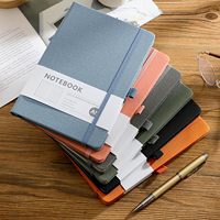Cahier à couverture rigide de format A4, bonne qualité et bon marché Carnet d'école à ligne lignée pour tous les temps
