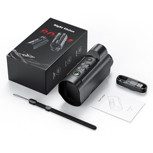 Caméra de vision nocturne monoculaire avec écran de <span class=keywords><strong>2</strong></span> pouces, télescope numérique portable 10X, jour et nuit, 7 niveaux de luminosité - Product Image 1