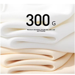 <span class=keywords><strong>Felpa</strong></span> <span class=keywords><strong>oversize</strong></span> con girocollo in bianco in cotone poliestere 300 pesante Gsm <span class=keywords><strong>felpa</strong></span> da <span class=keywords><strong>uomo</strong></span> - Product Image 2