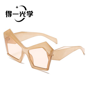 Large Frame Women <b>Sunglasses</b> Black PC UV400 Type 3 Sunshades European American Style - Product Image 5