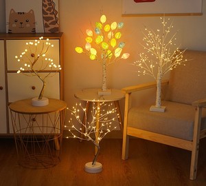 Battery USB Operated Warm White Led Tree <b>Light</b> Pearl Decor Shimmer Copper <b>Wire</b> Fo Holiday Party Home Decoration - Product Image 3