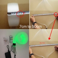 RSPOF IP65 Éclairage LED RGB à Fibre Optique Étanche pour Arbres Extérieurs avec Contrôle par Application/Télécommande, CRI Élevé 90, Dimmable