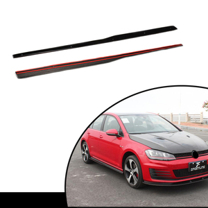 MK7 En fibre de Carbone Voiture jupes latérales extensions Pour VW <span class=keywords><strong>GOLF</strong></span> VII <span class=keywords><strong>7</strong></span> GTI MK7 <span class=keywords><strong>2014</strong></span> HAUT - Product Image 1