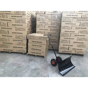 พลั่วตักหิมะแบบมีล้อเหล็กทั้งหมด แบบก้านเดี่ยว แบบก้านคู่ แบบเข็นด้วยมือ - Product Image 2