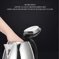 Bouilloire Électrique Portable en Acier Inoxydable avec Arrêt Automatique et Protection Contre l'Ébullition à Sec pour Usage Domestique – Offre Spéciale