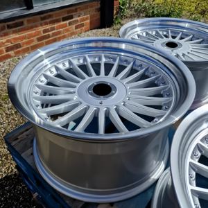 Jantes JUWA pour E39 <span class=keywords><strong>E38</strong></span> E32 E60 E34 E90 E30 F10, jantes profondes en aluminium forgé, argentées, multi-rayons, 18-19 pouces, pour voitures particulières - Product Image 4