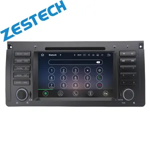 Zezeandroid 12 araba stereo dvd müzik video dokunmatik ekran cd çalarlar için BMW E39 için araç dvd oynatıcı sistemleri tv stereo