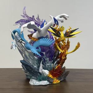 Poke-moned GK Ash <b>Family</b> <b>Photo</b> Poke-moned Quartet Glowing Statue Box Figurine - Product Image 3