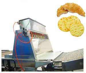 Machines de casse-croûte de riz/équipement de fabrication de craquelins de riz de neige/machines de Service de ligne de production de biscuits de riz croustillant à l'étranger