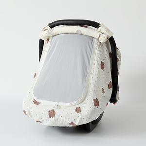 Panier <span class=keywords><strong>de</strong></span> transport pour bébé housse <span class=keywords><strong>de</strong></span> protection en <span class=keywords><strong>gaze</strong></span> <span class=keywords><strong>de</strong></span> <span class=keywords><strong>coton</strong></span> housse <span class=keywords><strong>de</strong></span> protection pour poussette <span class=keywords><strong>de</strong></span> bébé coupe-vent filet anti-moustiques - Product Image 4