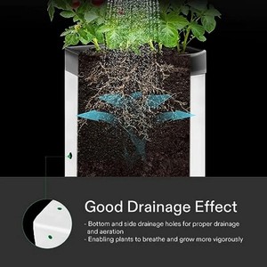 Tomates orgánicos de plástico LDPE personalizados 10 15 20 30 galones en bolsas de cultivo bolsa de cultivo de lona - Product Image 5