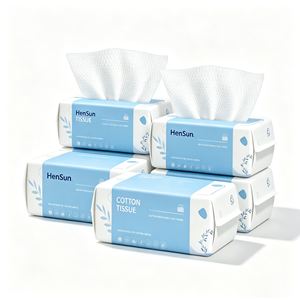 Toallitas Faciales Desechables de Algodón HenSun, Suaves, No Tejidas, para Desmaquillar, para Adultos, 100 Unidades - Product Image 3